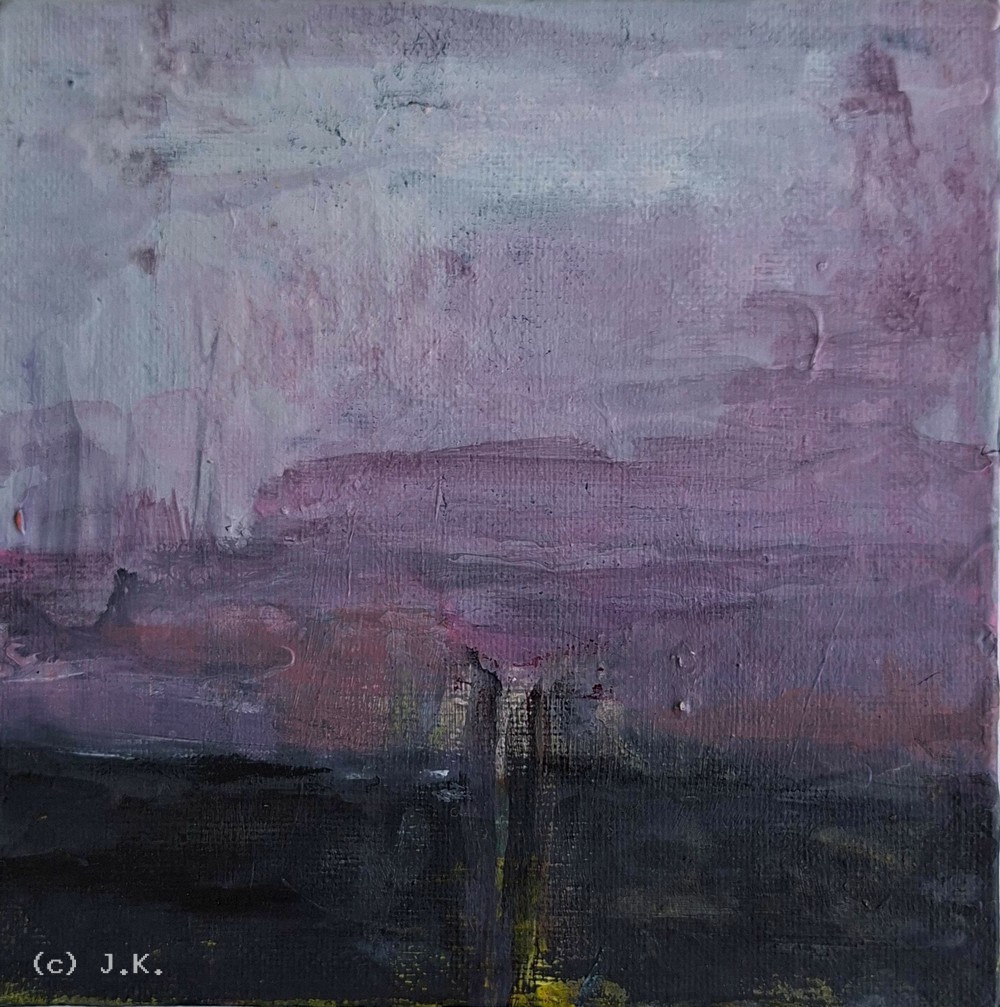 Abstrakt in violett, 2026