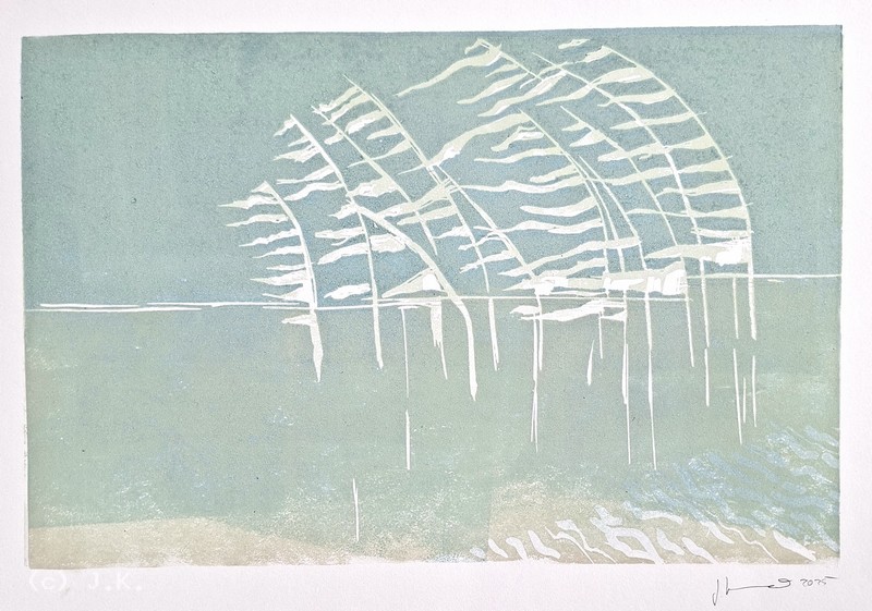 Fähnchen im Wasser, 2025 - 3