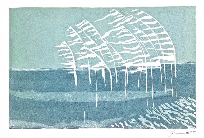 Fähnchen im Wasser, 2025 - 4