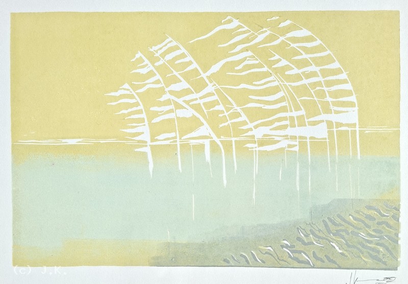 Fähnchen im Wasser, 2025 - 6