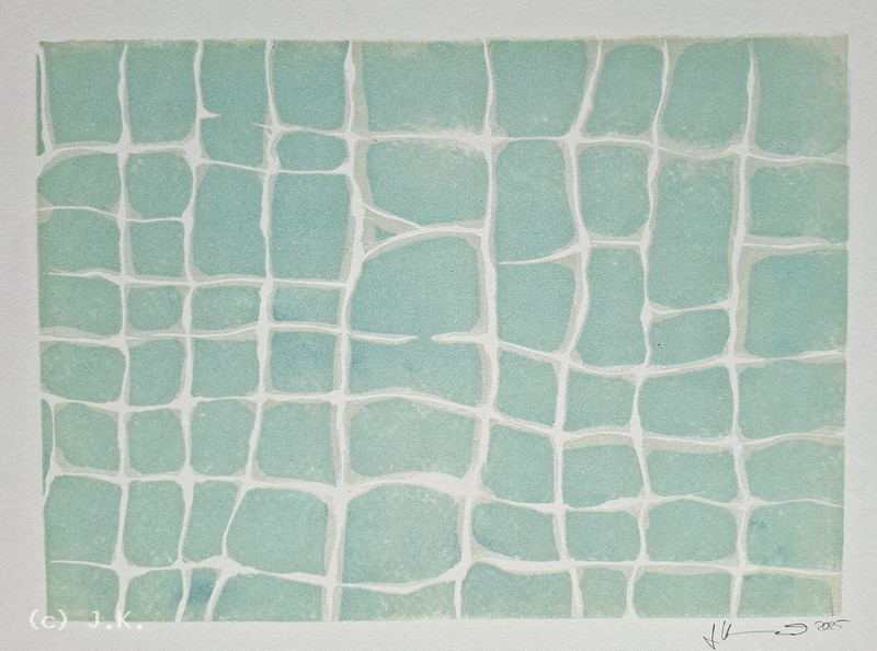 Wasser Wabenmuster, 2025 - 1
